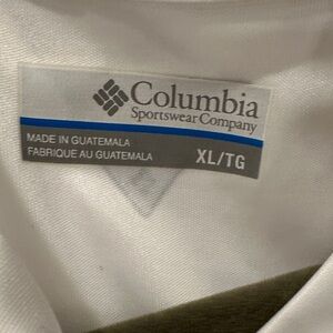 Columbia White Sportswear Top XL